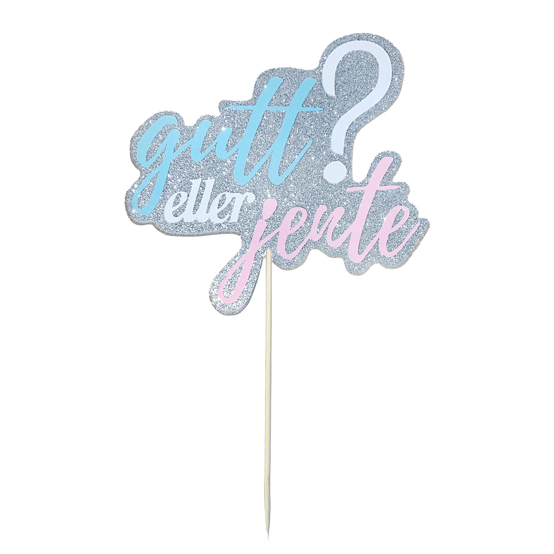 kaketopp gutt eller jente babyshower gender reveal
