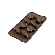 Silikomart konfektform i silikon med naturmotiver