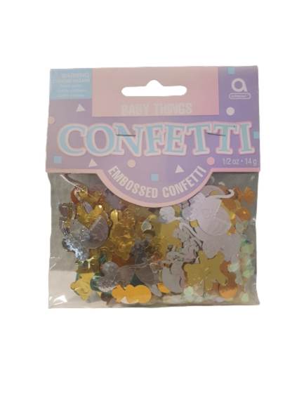 konfetti til babyshower