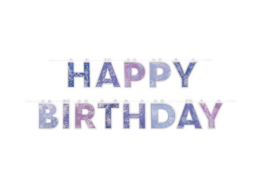 lilla happy birthday banner