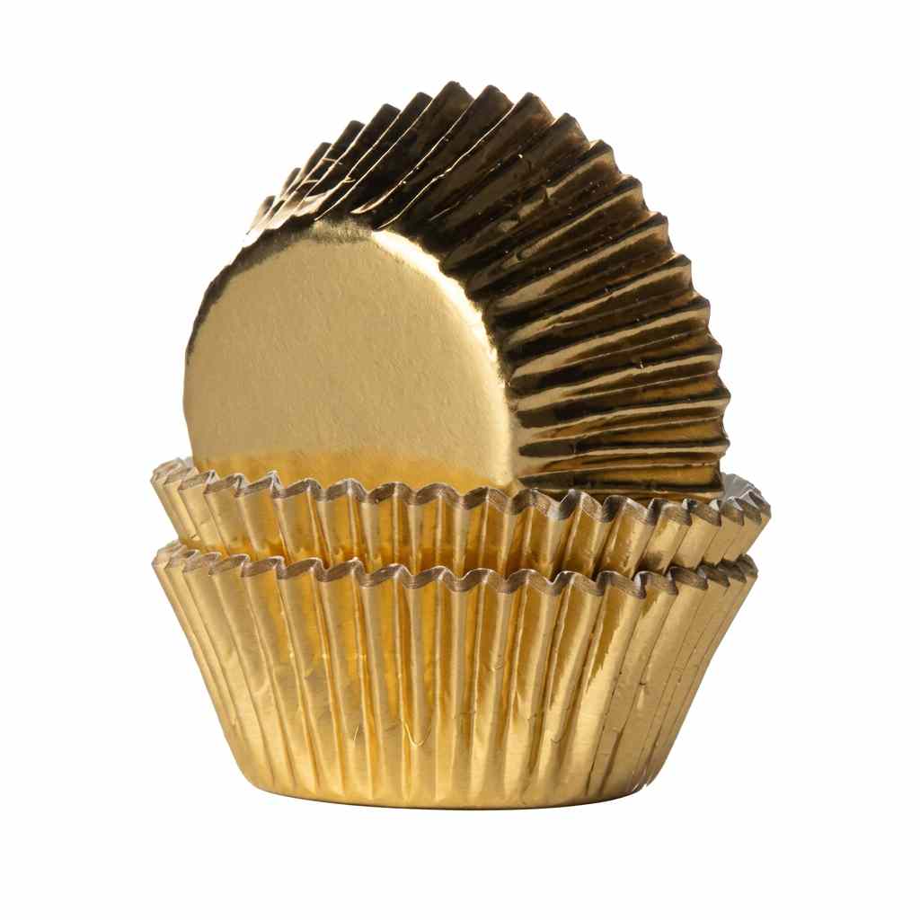 Muffinsformer, små -Gull- pk/36
