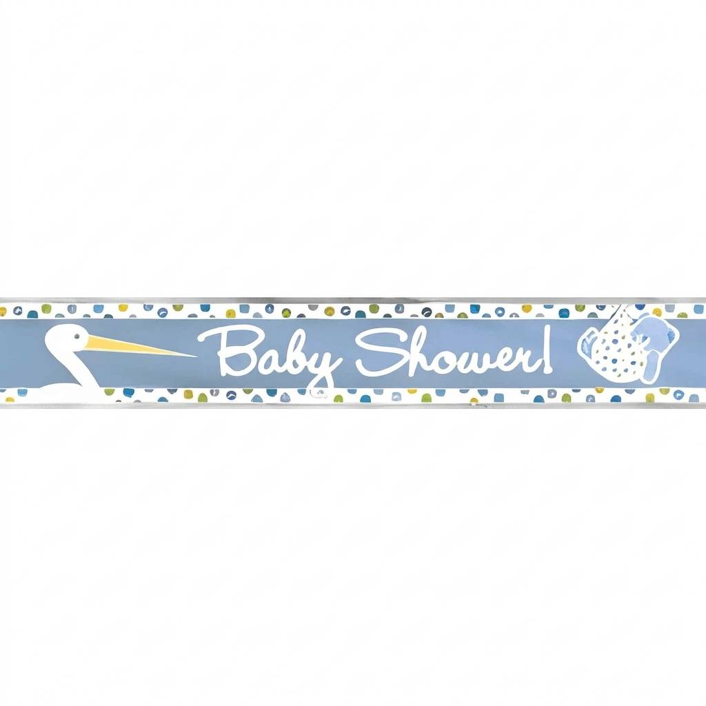 Babygutt/stork foilbanner 3,6meter