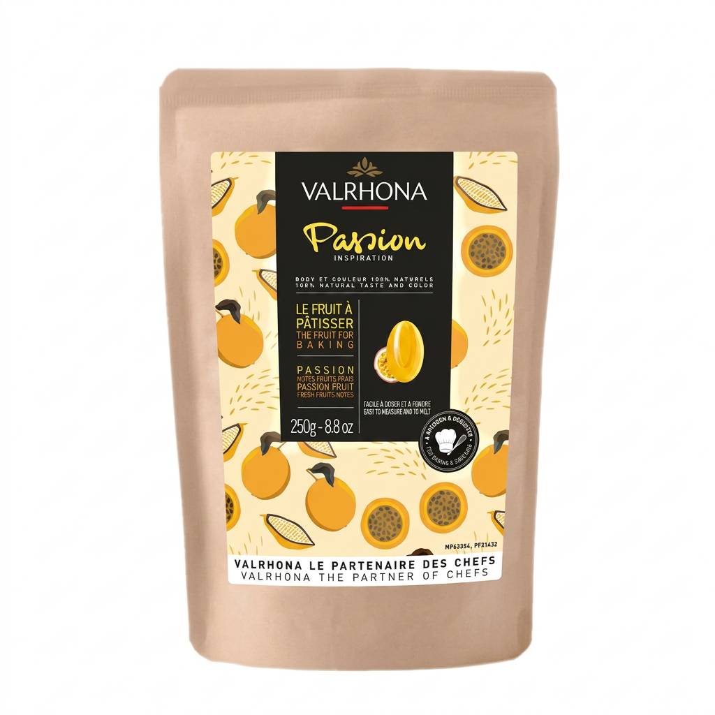 Valrhona Sjokolade m/Pasjonsfrukt 250g
