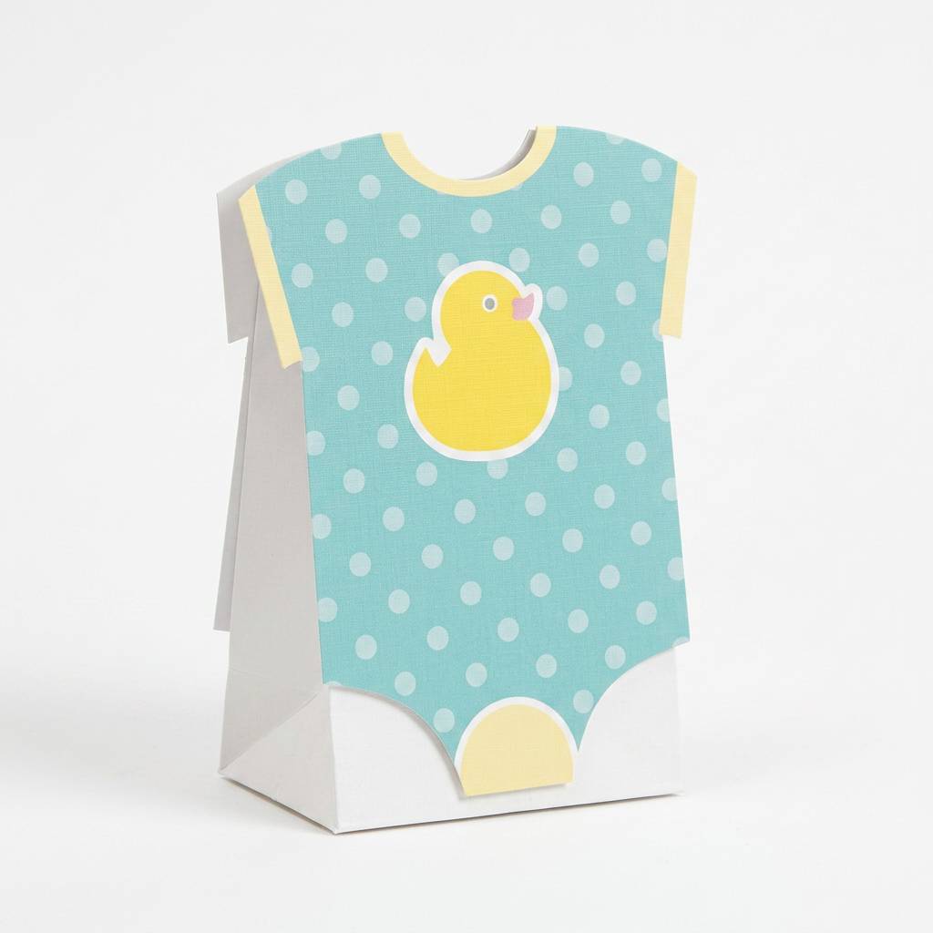 Søte gaveesker til babyshower "skjorte", 8 stk