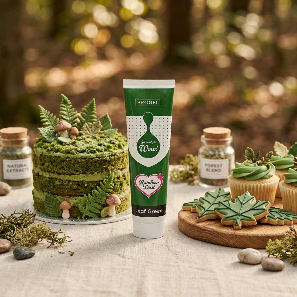 Stor tube med ProGel pastafarge, Bladgrønn, 100g