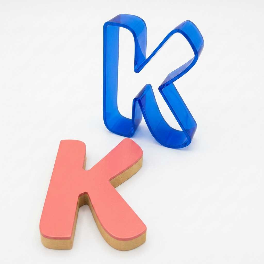Pepperkakeform bokstav K