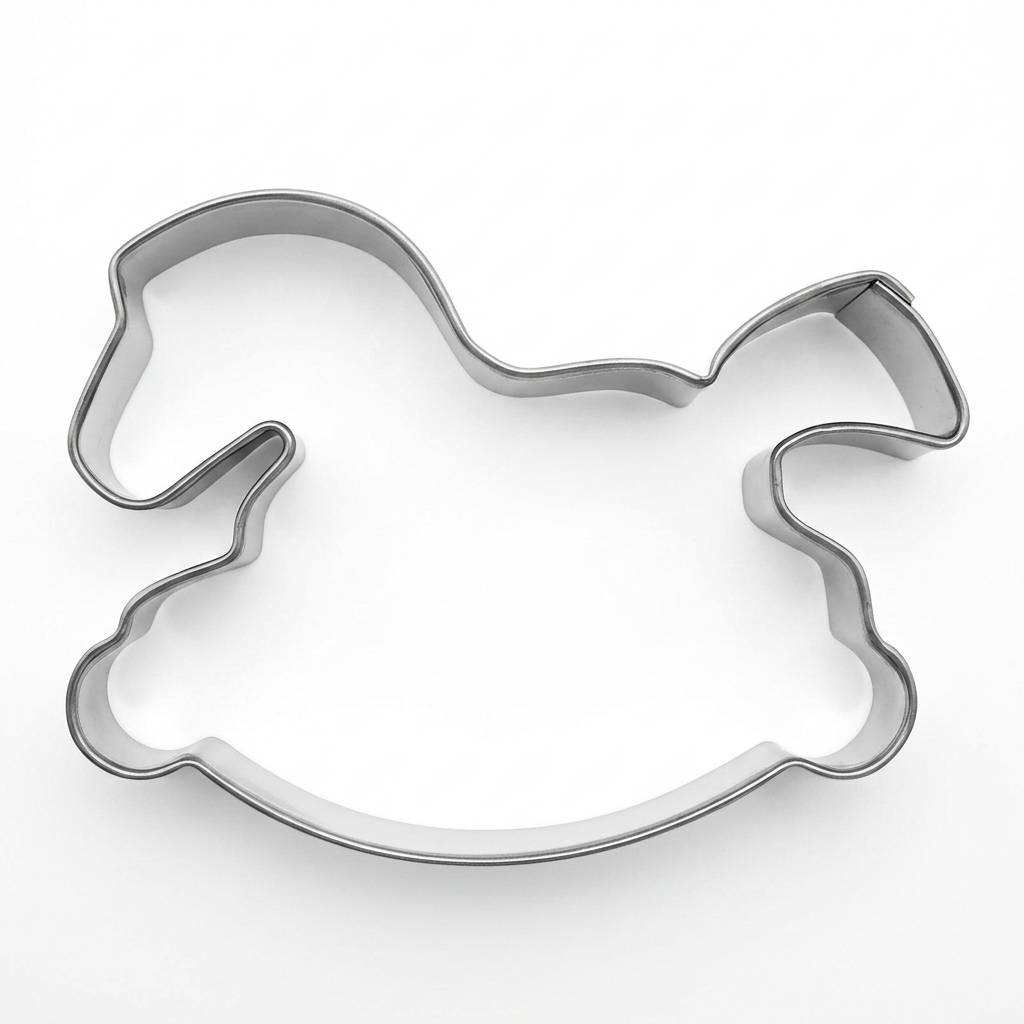 Pepperkakeform gyngehest - 6,5 cm