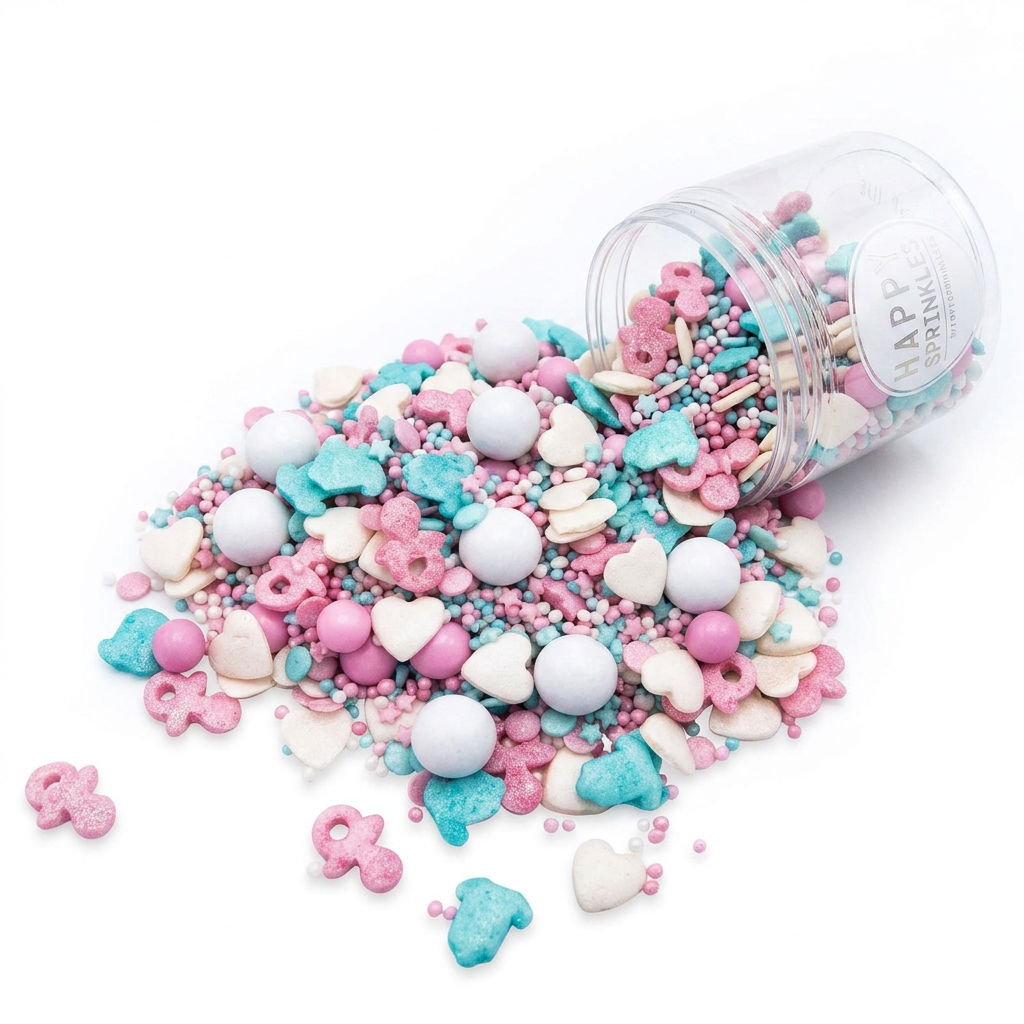 Happy Sprinkles Kakestrø -Welcome little one- 90g