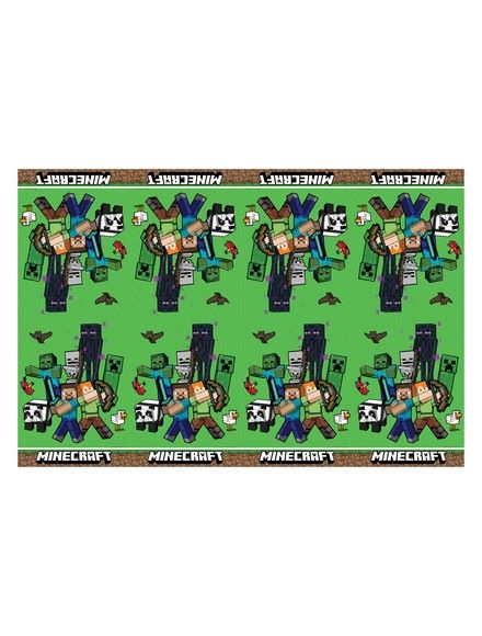 minecraft plastduk 120x180cm