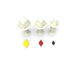 miniutstikker med stempel av diamant