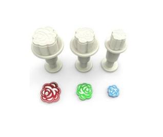 miniutstikker med stempel av rose