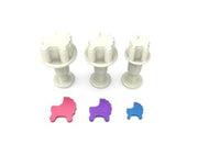 miniutstikker med stempel barnevogn