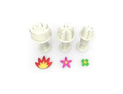 miniutstikker med stempel blomst