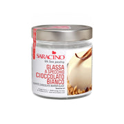 Saracino Mirror Glaze -Hvit sjokolade- 350g