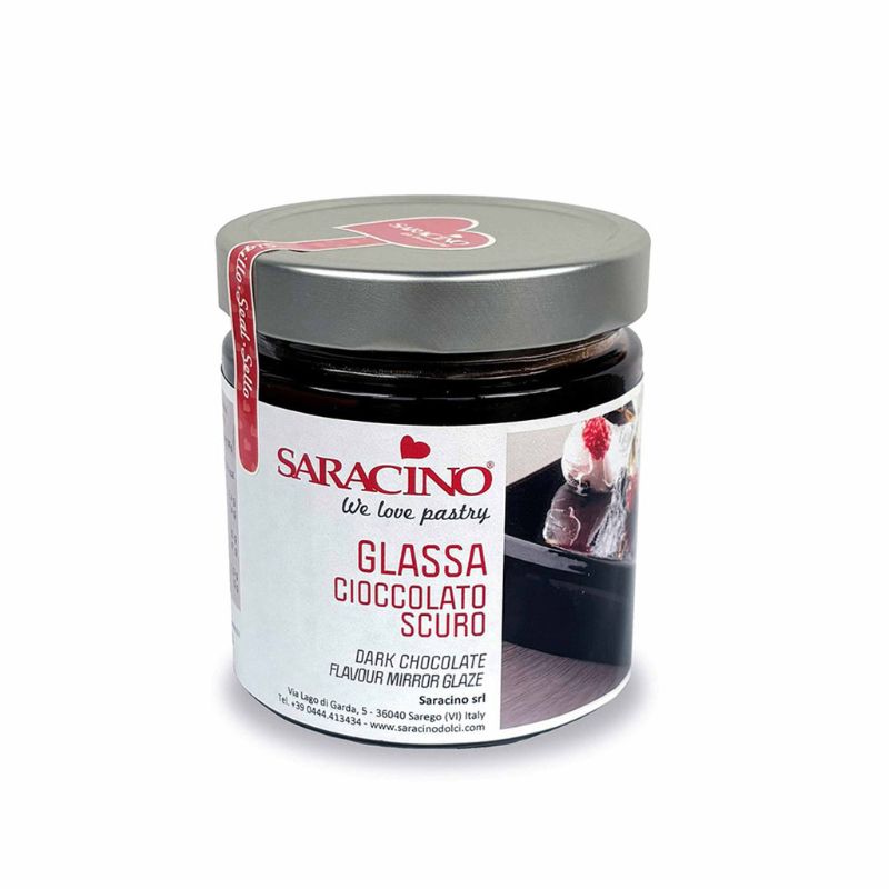 mirror glaze mørk sjokolade