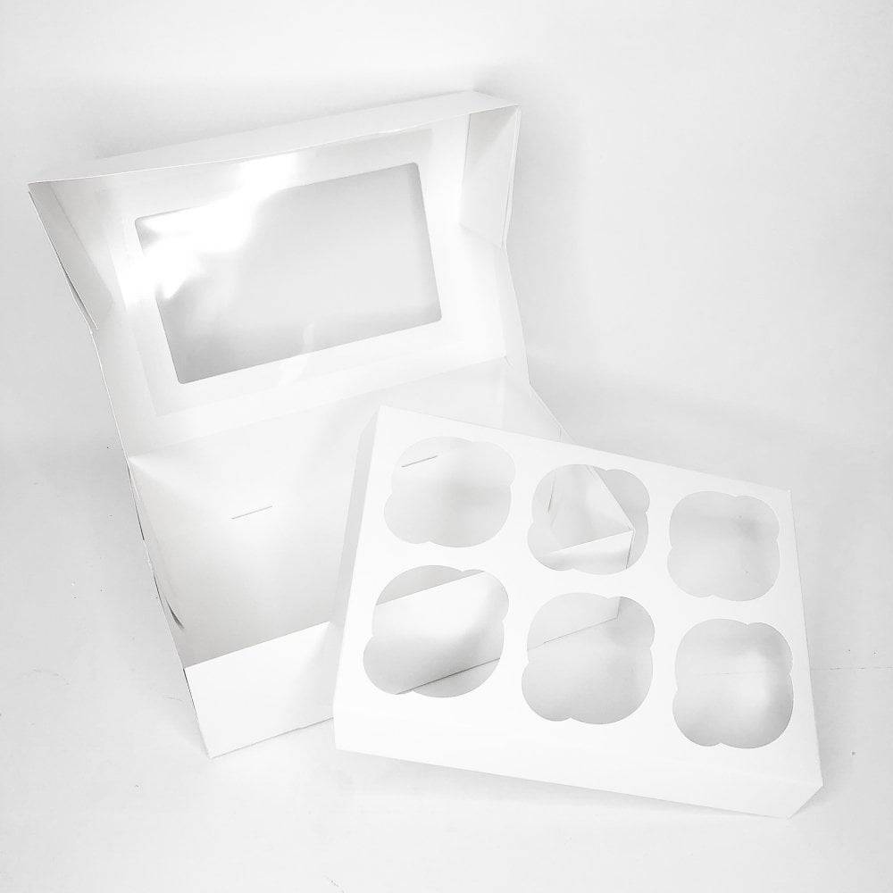 Cupcake eske 6 -Hvit- pk/25