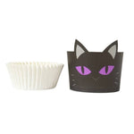 muffinsformer cups halloween black cat