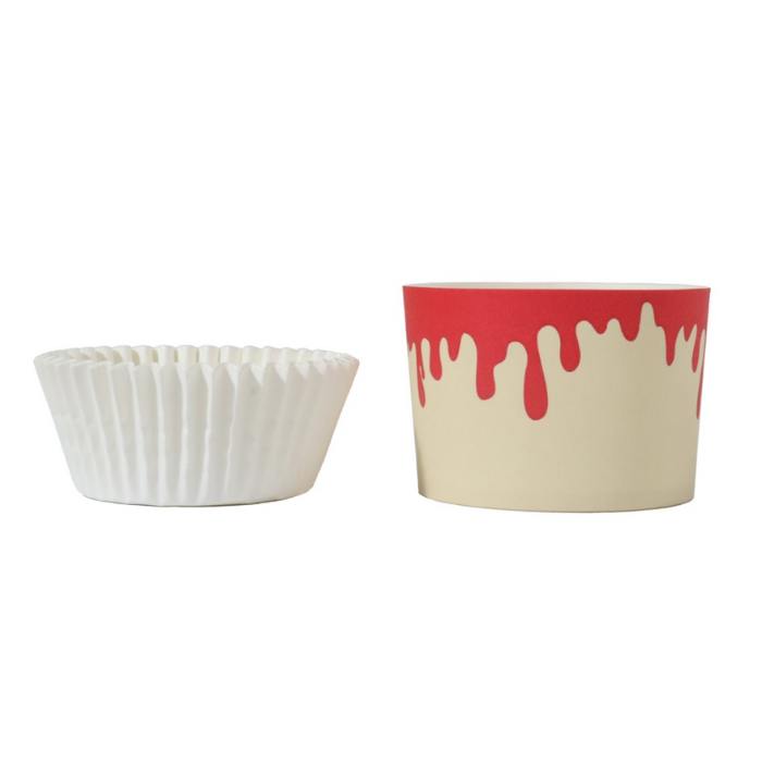 muffinsformer cups halloween dripping blood