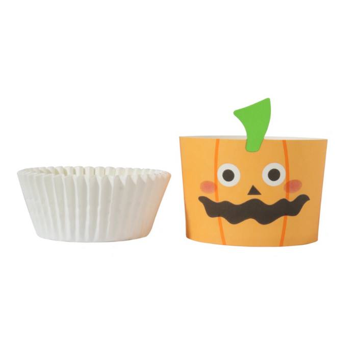 muffinsformer cups halloween jack o lantern