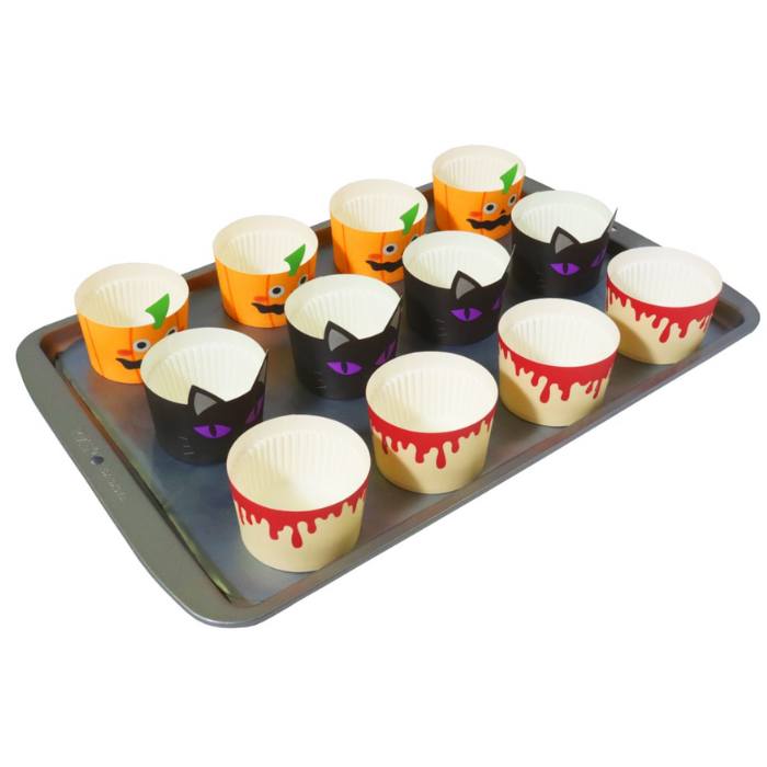 muffinsformer cups halloween
