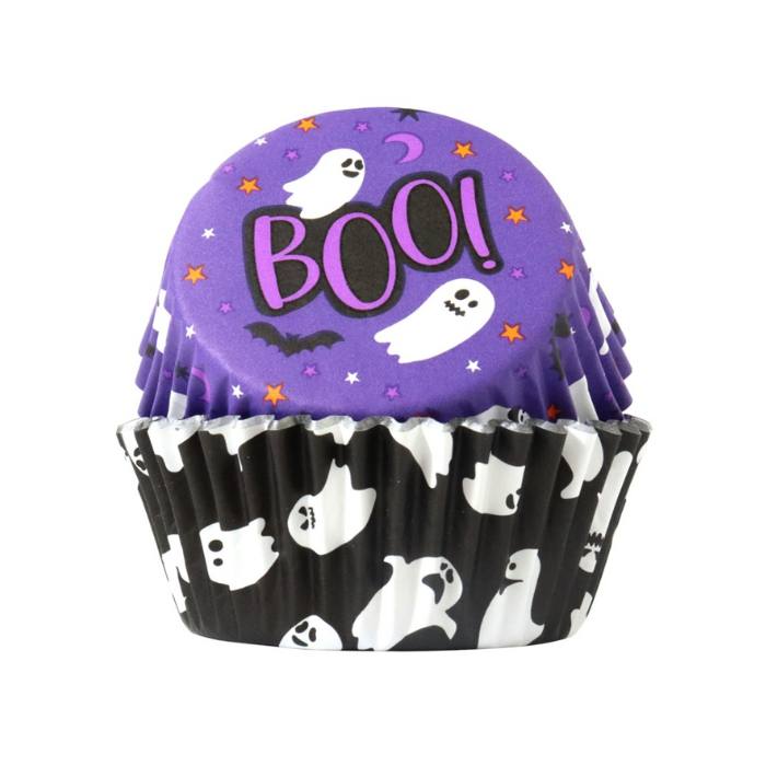 muffinsformer folie halloween spooky ghosts