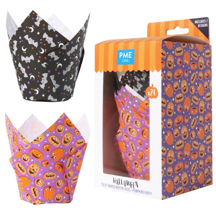 muffinsformer tulip halloween pumpkin party