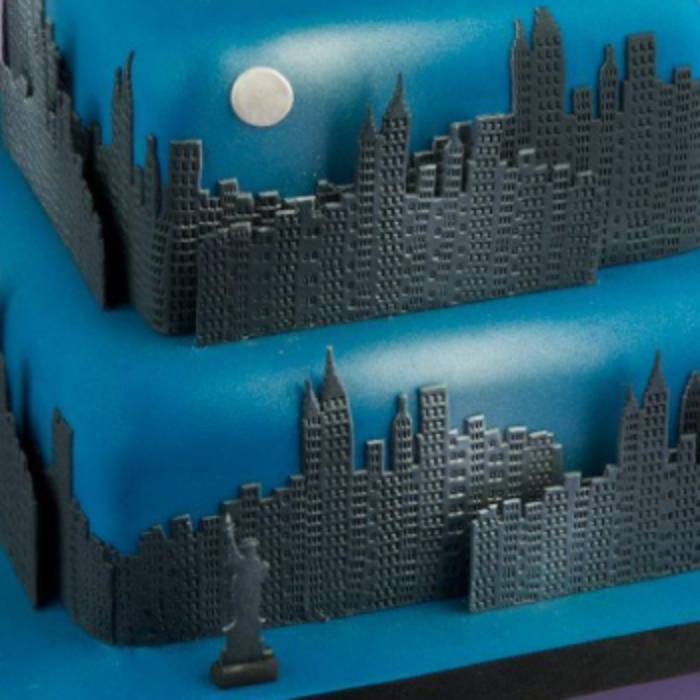 new york skyline utstikker
