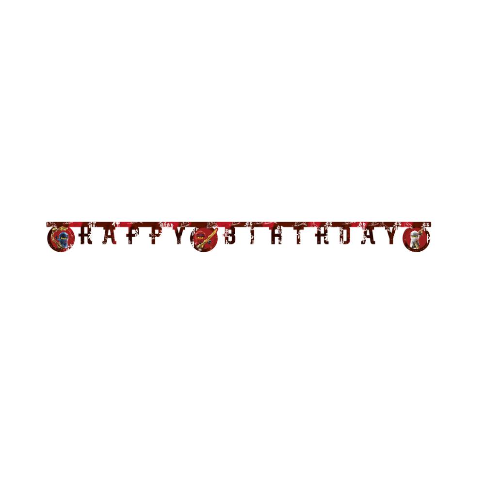 ninjago lego happy birthday banner