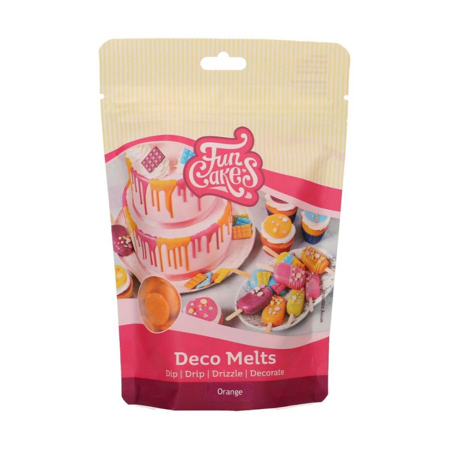 oransje deco melts med appelsinsmak