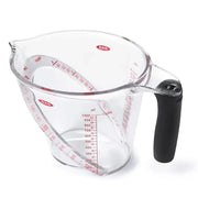 OXO Good Grips målebeger 1 L med vinklet rød skala og sort håndtak