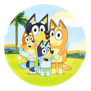 Bluey papptallerken 23cm