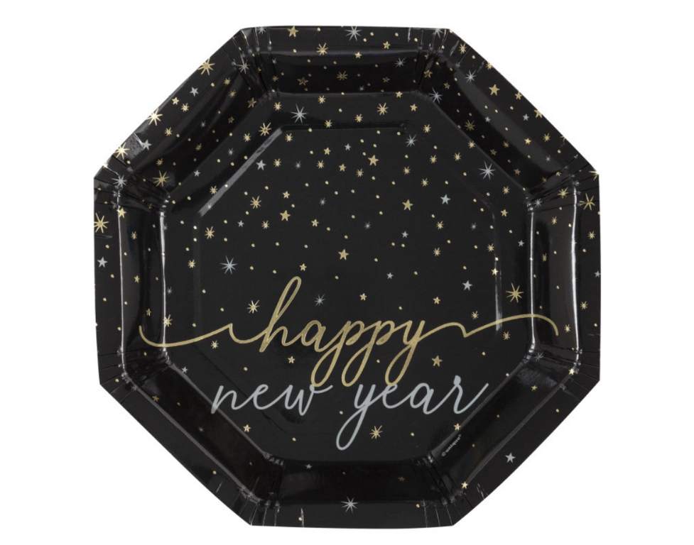 papptallerken happy new year