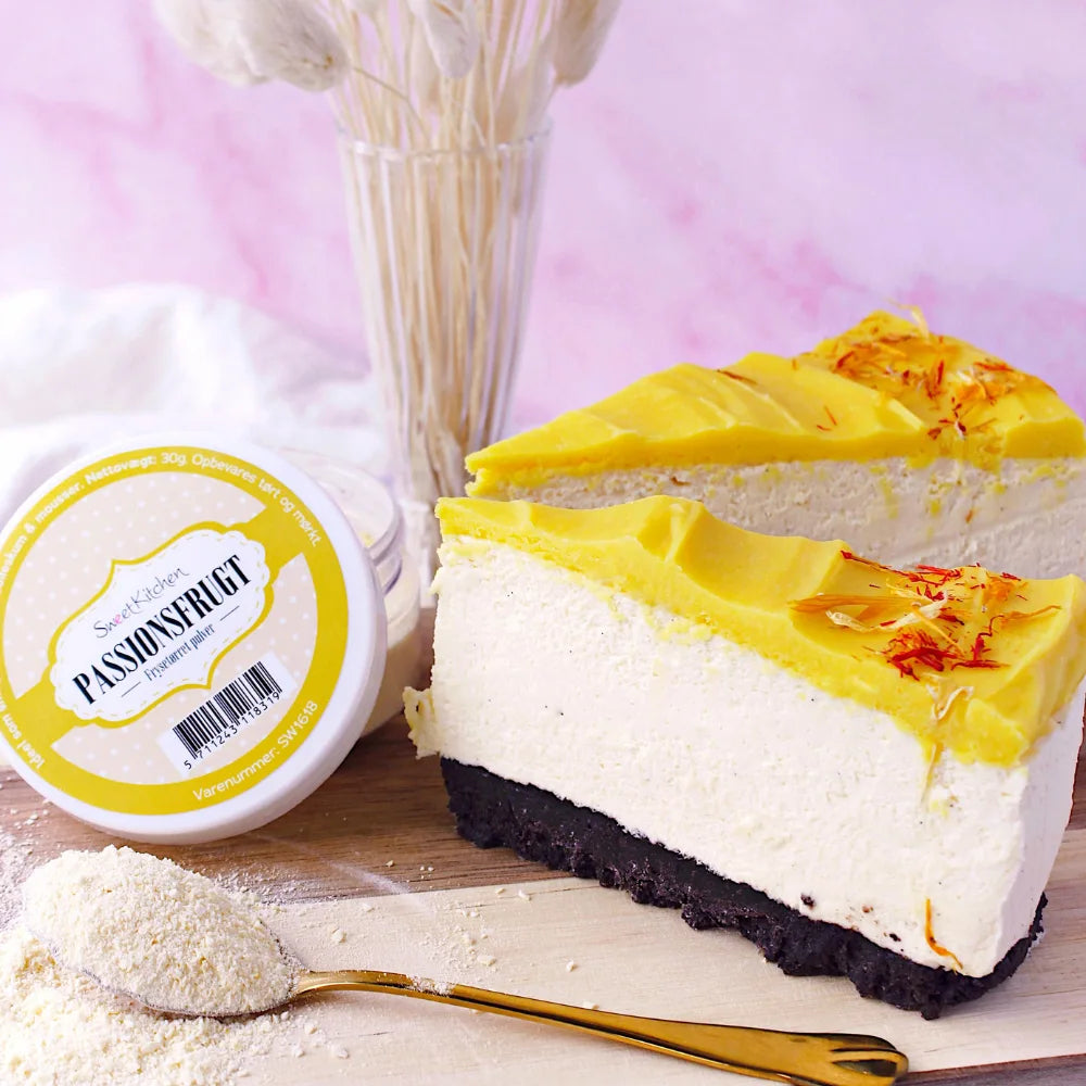 Frysetørket pasjonsfruktpulver fra sweet kitchen