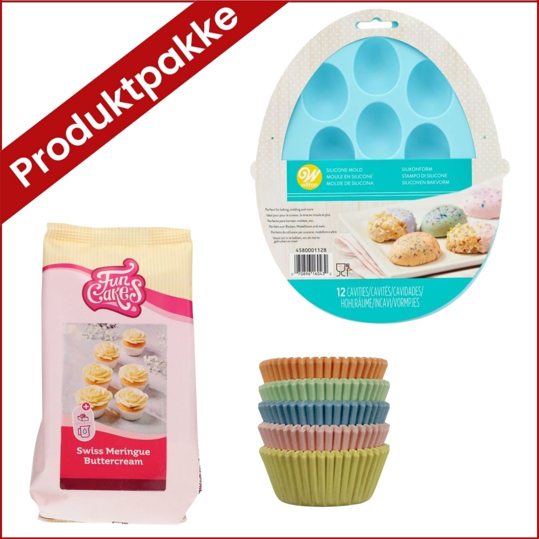 Produktpakke påskeeggcupcakes