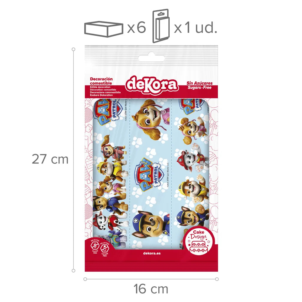 Paw Patrol spiselig kakebånd A5
