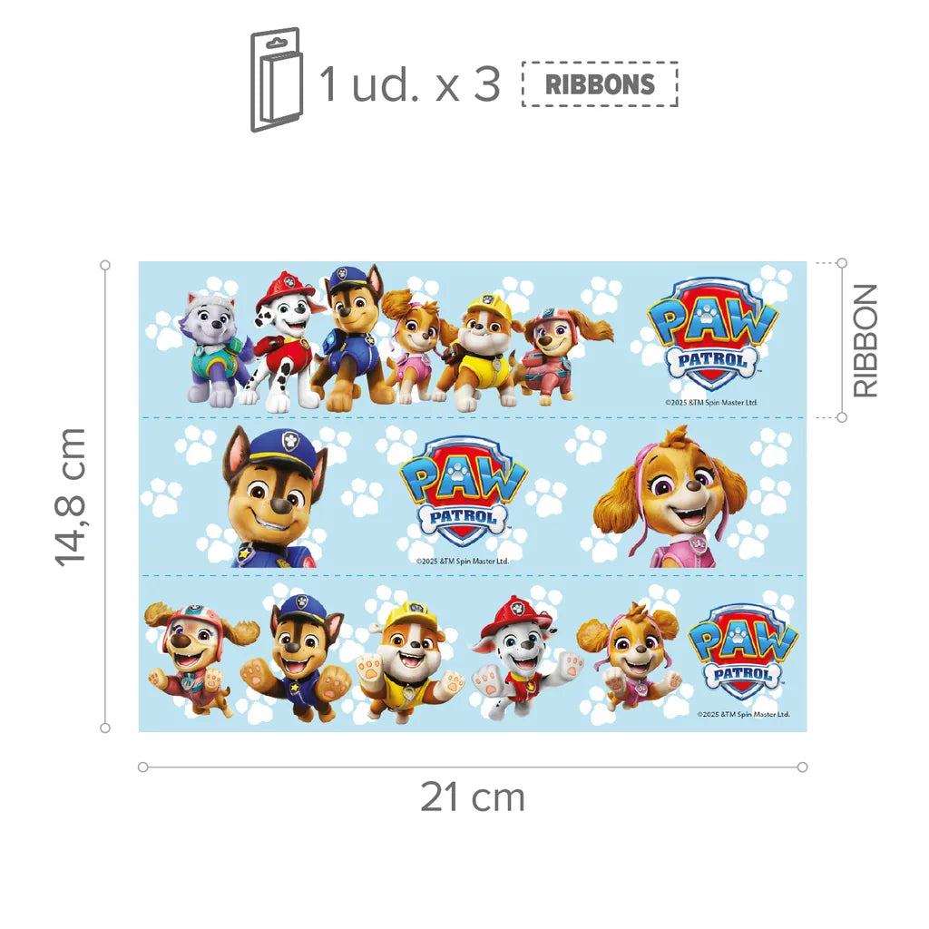 Paw Patrol spiselig kakebånd A5