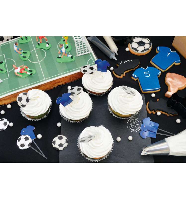 ScrapCooking Utstikkersett Fotball pk/4