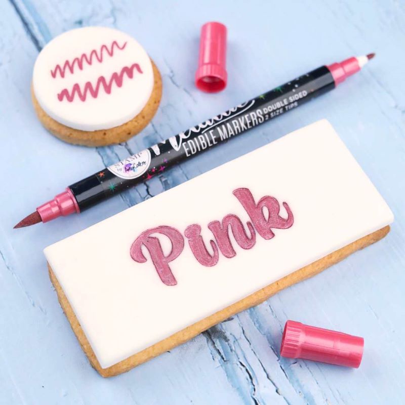 sweetstamp spiselig tusj rosa