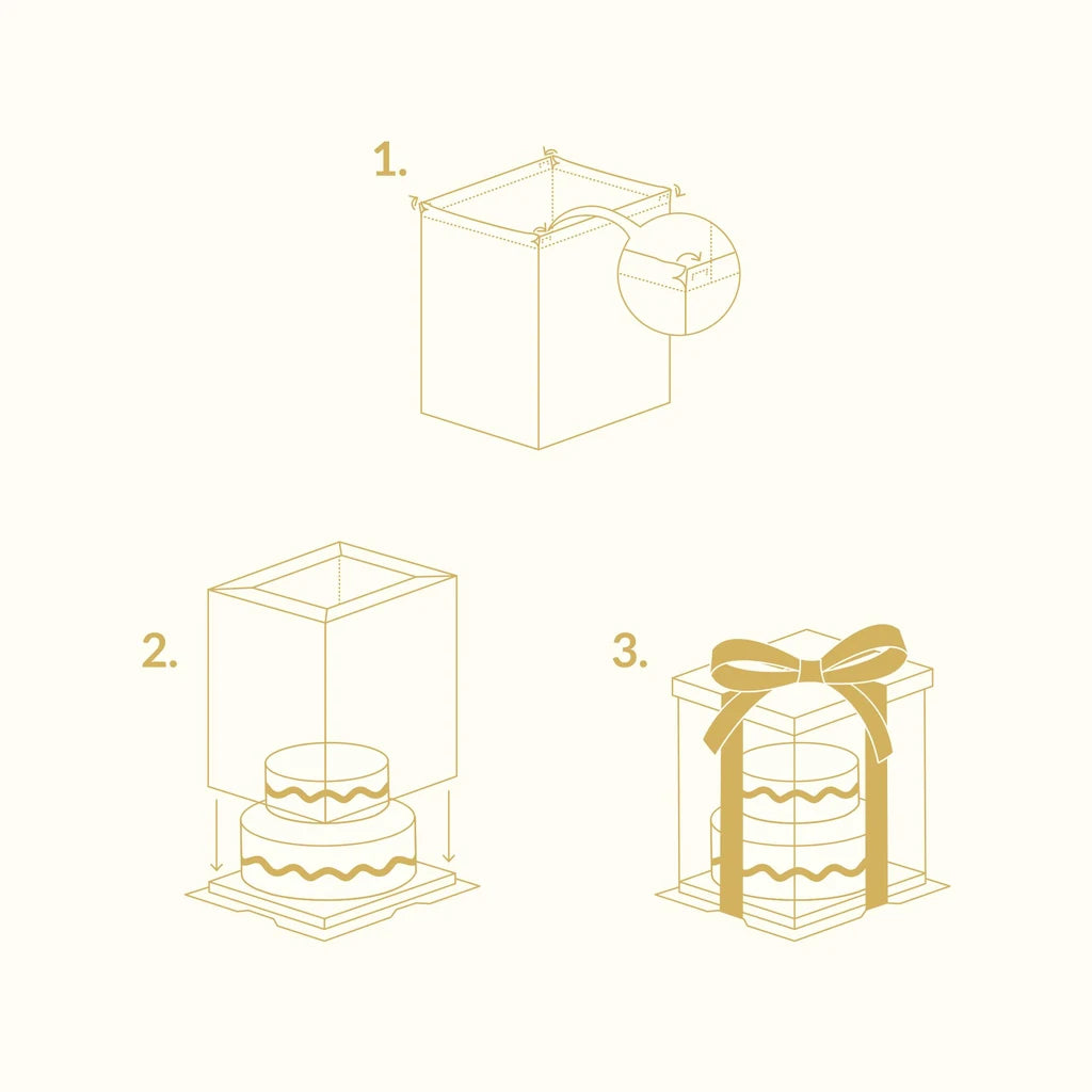 PME Crystal Cake Box - Gjennomsiktig kakeeske – produktvisning 4 av 4