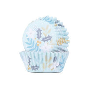pme folierte muffinsformer med vinterblomster