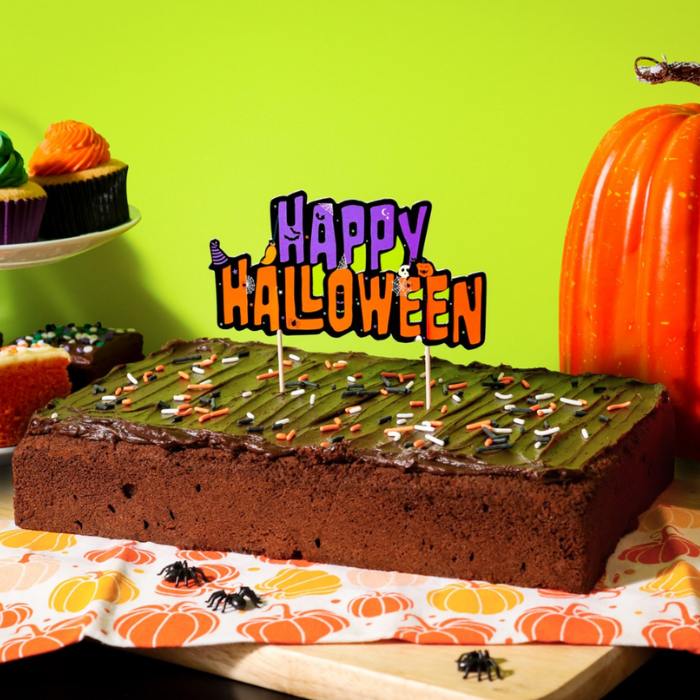 pme happy halloween kaketopper