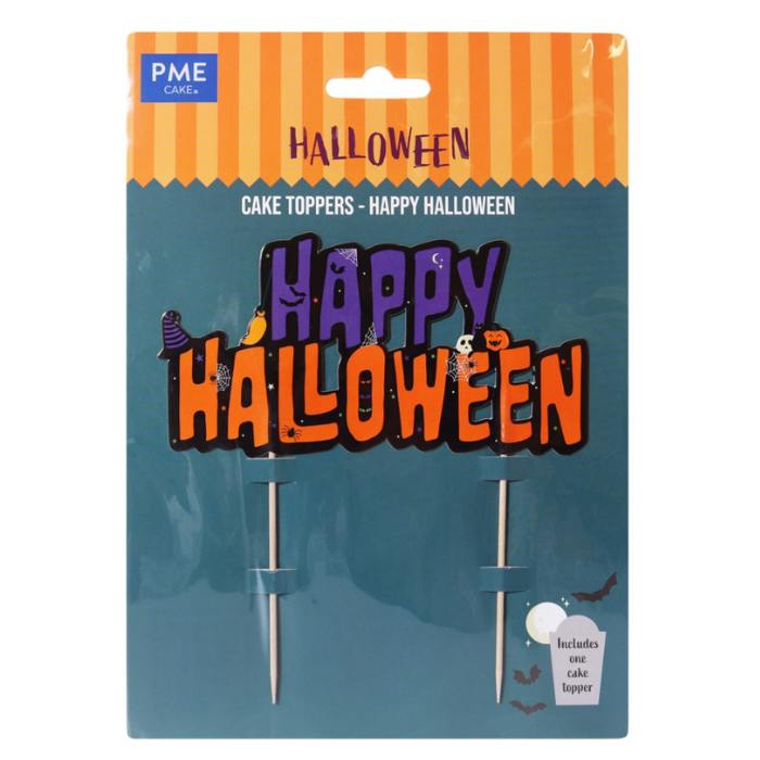 pme happy halloween kaketopper