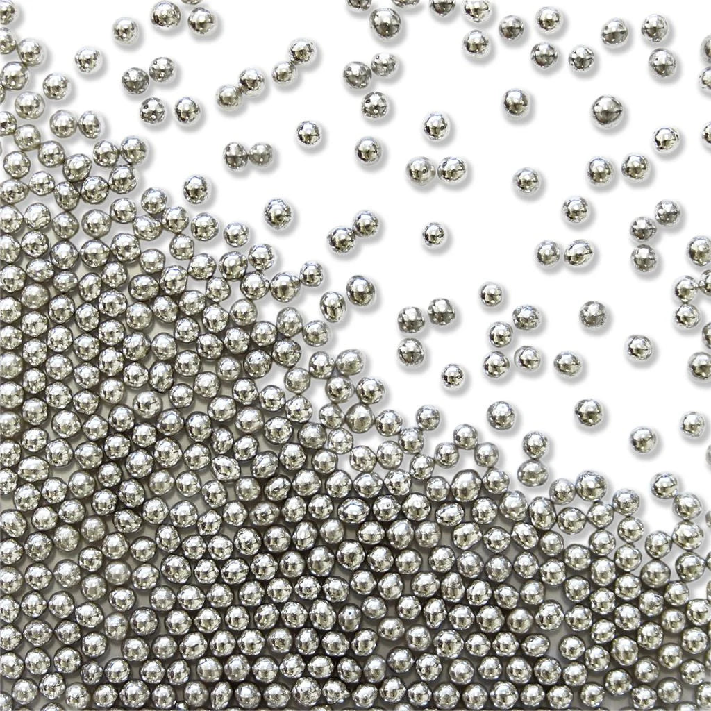 PME Silver Sugar Pearls SPS949 – ingrediens- og næringsinnhold på etikett