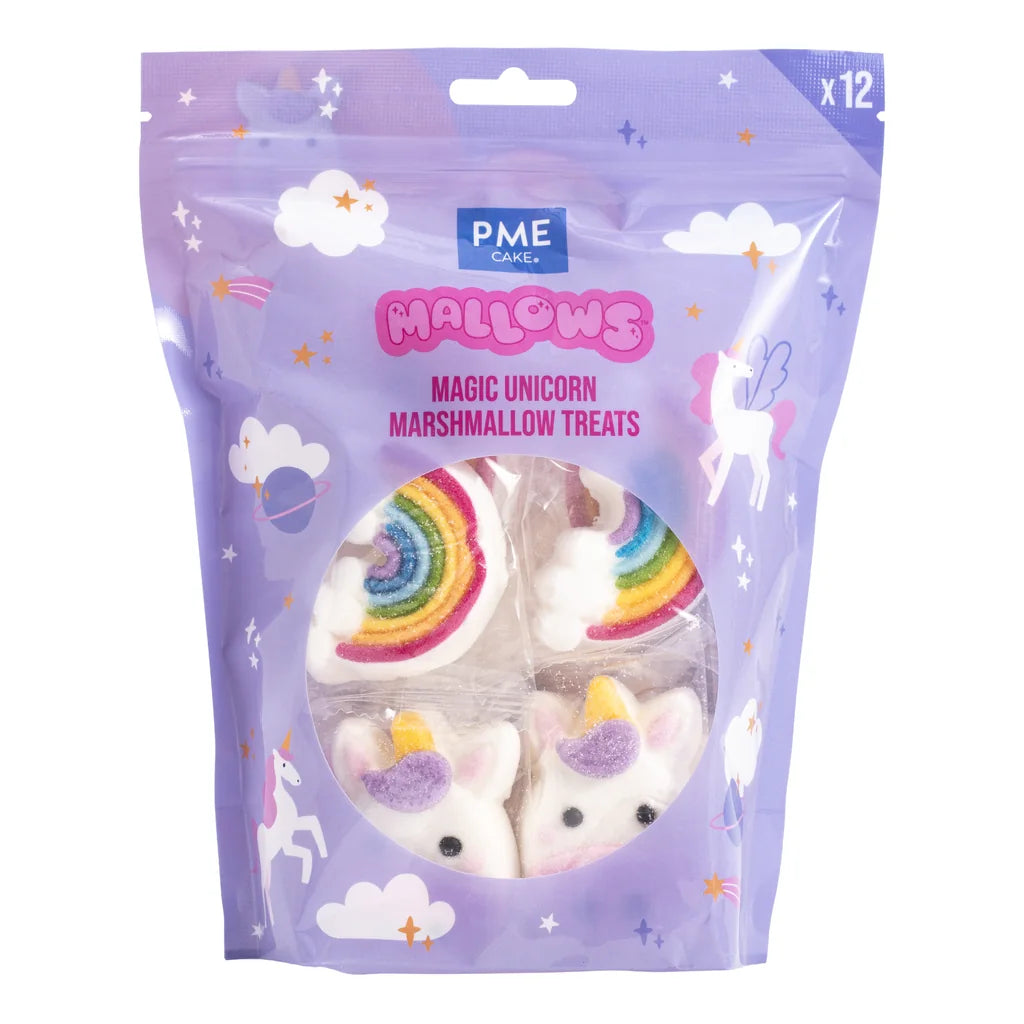 PME Marshmallow-godteri Magisk enhjørning, 12 stk/180g
