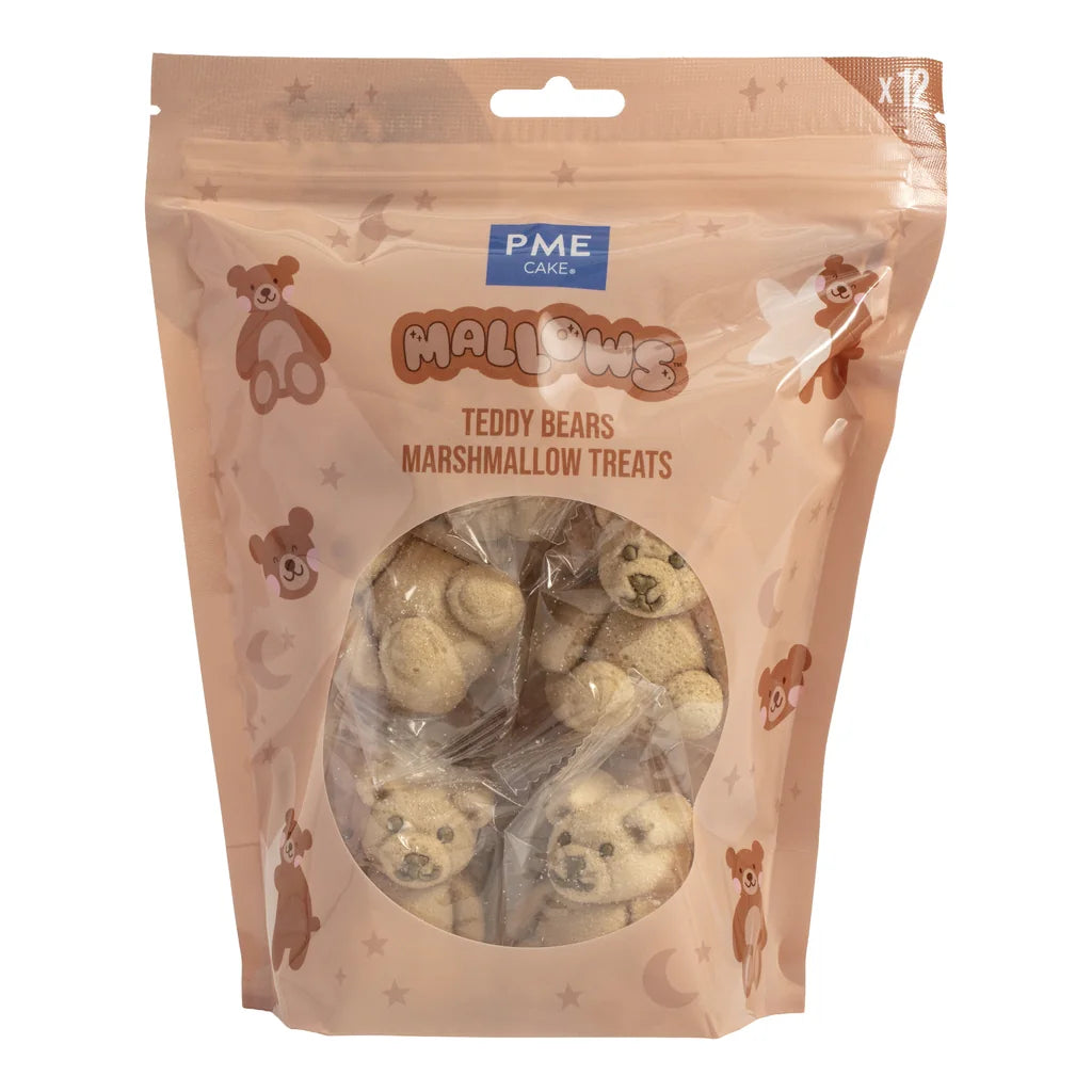 PME Marshmallow-godteri Teddybjørner, 12 stk/180g