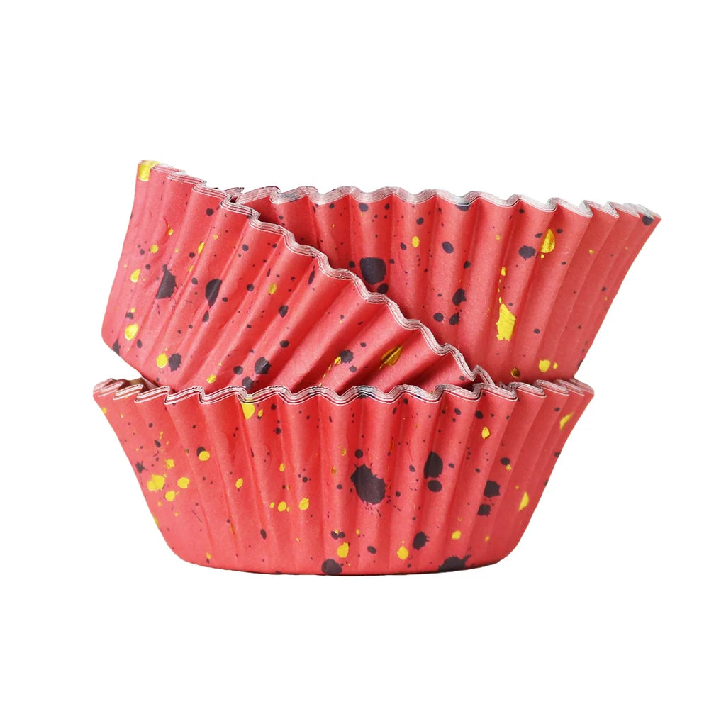 PME Muffinsformer -Rosa med gulldekor- pk/30 – produktvisning