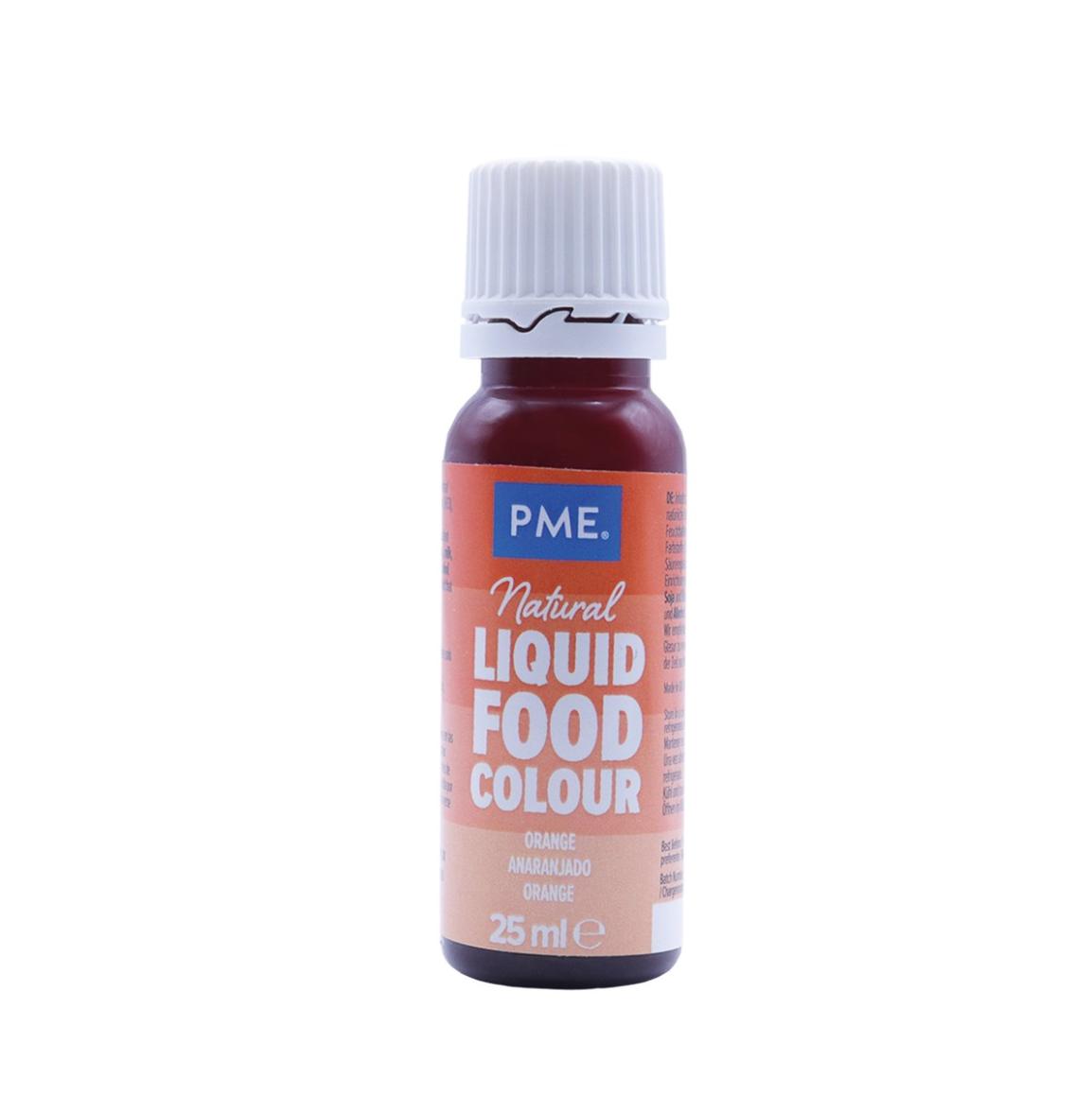 pme naturlig flytende farge oransje