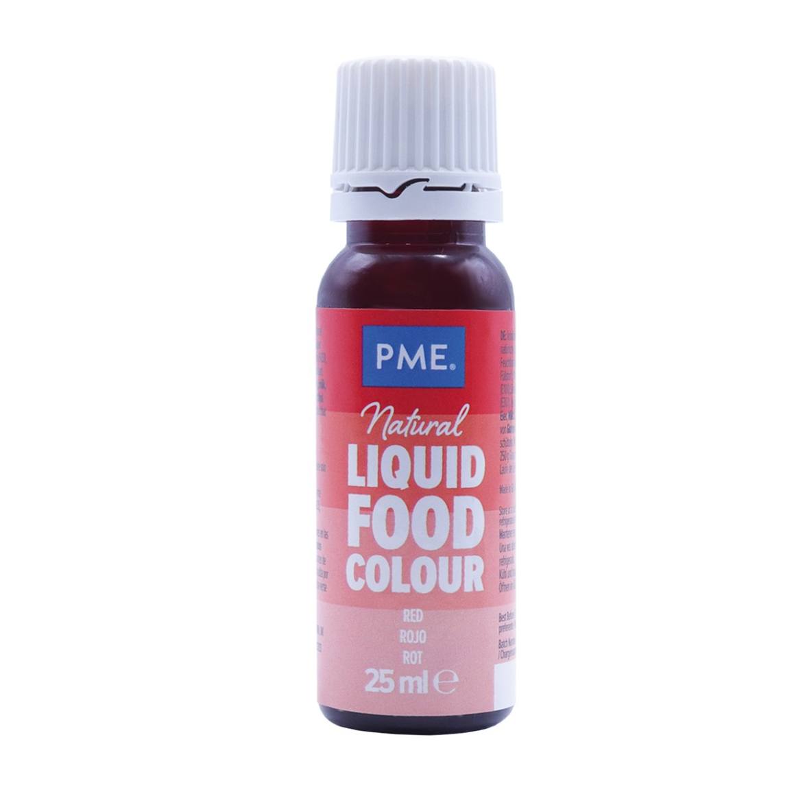 PME Naturlig Farge Rød 26ml | Slikkepott.no - Alt til baking