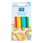 PME Pepperkakeglasur i primærfarger, 4-pk