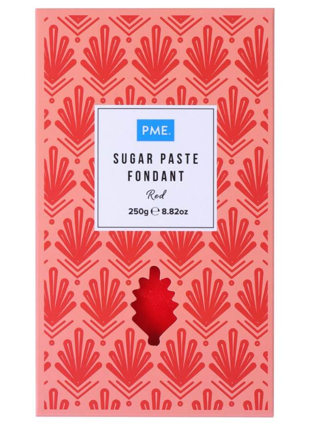 pme rød fondant